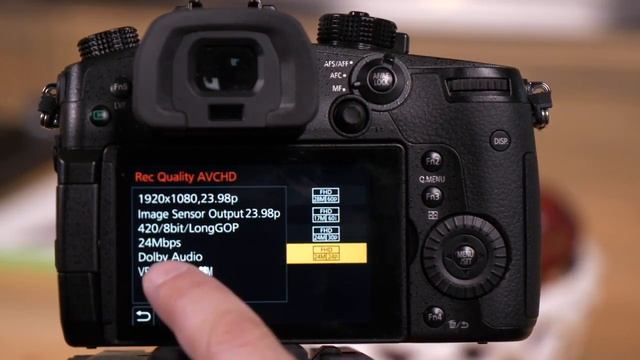 Panasonic - LUMIX G Series - DC-GH5 - How to select the Video Recording settings.