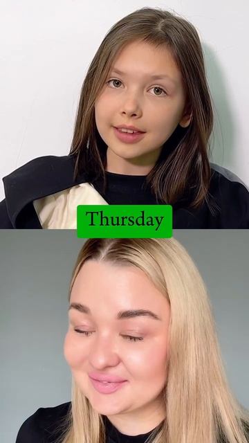 Дни недели на английском📆