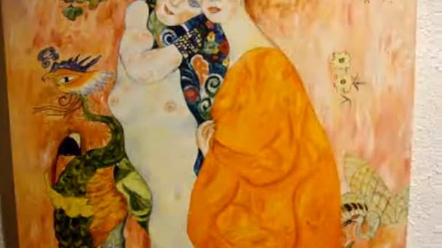 KLIMT  Le amiche   -   Falsi d'autore, Paintings reproductions