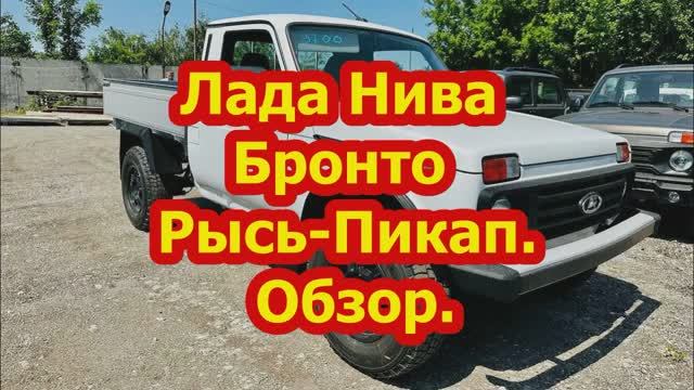 Лада Нива Бронто Рысь-Пикап. Обзор.