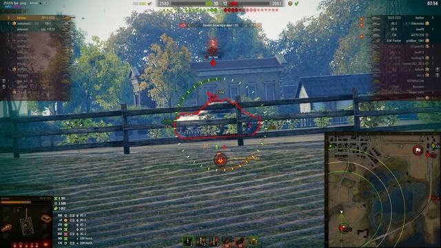 Мир танков. WOT. Бой на Объект 703 II (122). Взял 8 фрагов и 8.6К урона
