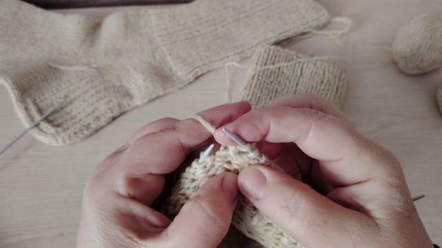 Мужские носки спицами размер 44-46 / Мастер класс.
