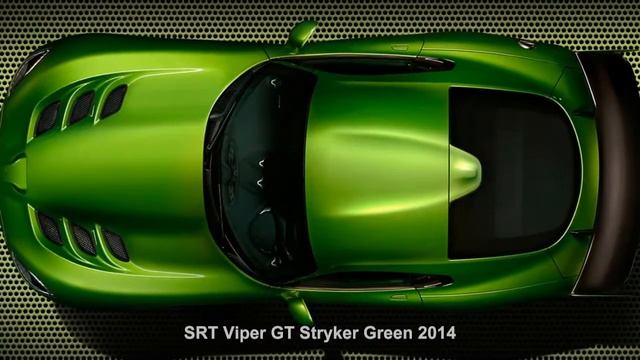 #2331. SRT Viper GT Stryker Green 2014 (очень красиво)