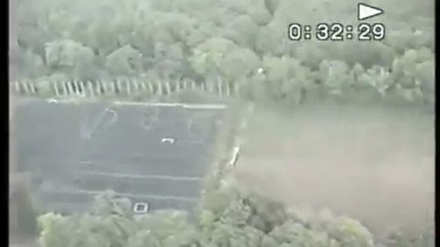 Донецк,1996 год, день города, полёт над Донецком на вертолете