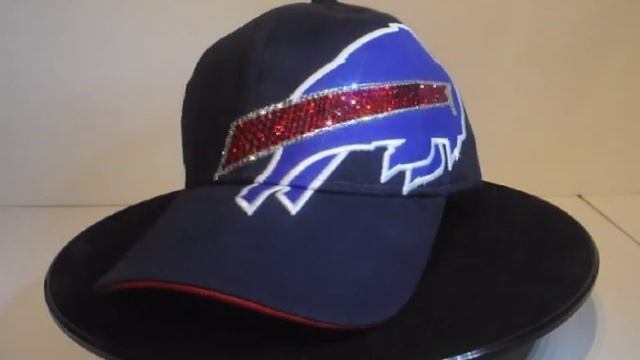 Swarovski Crystal Buffalo Bills Reebok Big Logo Hat Cap