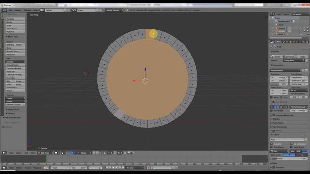 Comparing Blender To 3dsMax Selecting adjacent faces in a line....