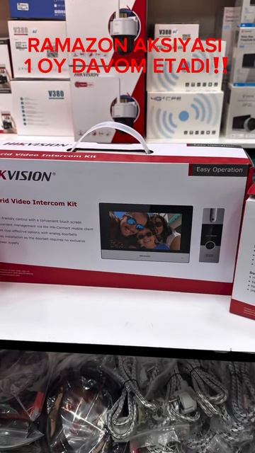 Hikvision domofonlari uchun Ramazon aksiyasi. Internetga ulanadi, telefondan ko'rsa bo'ladi #domofon