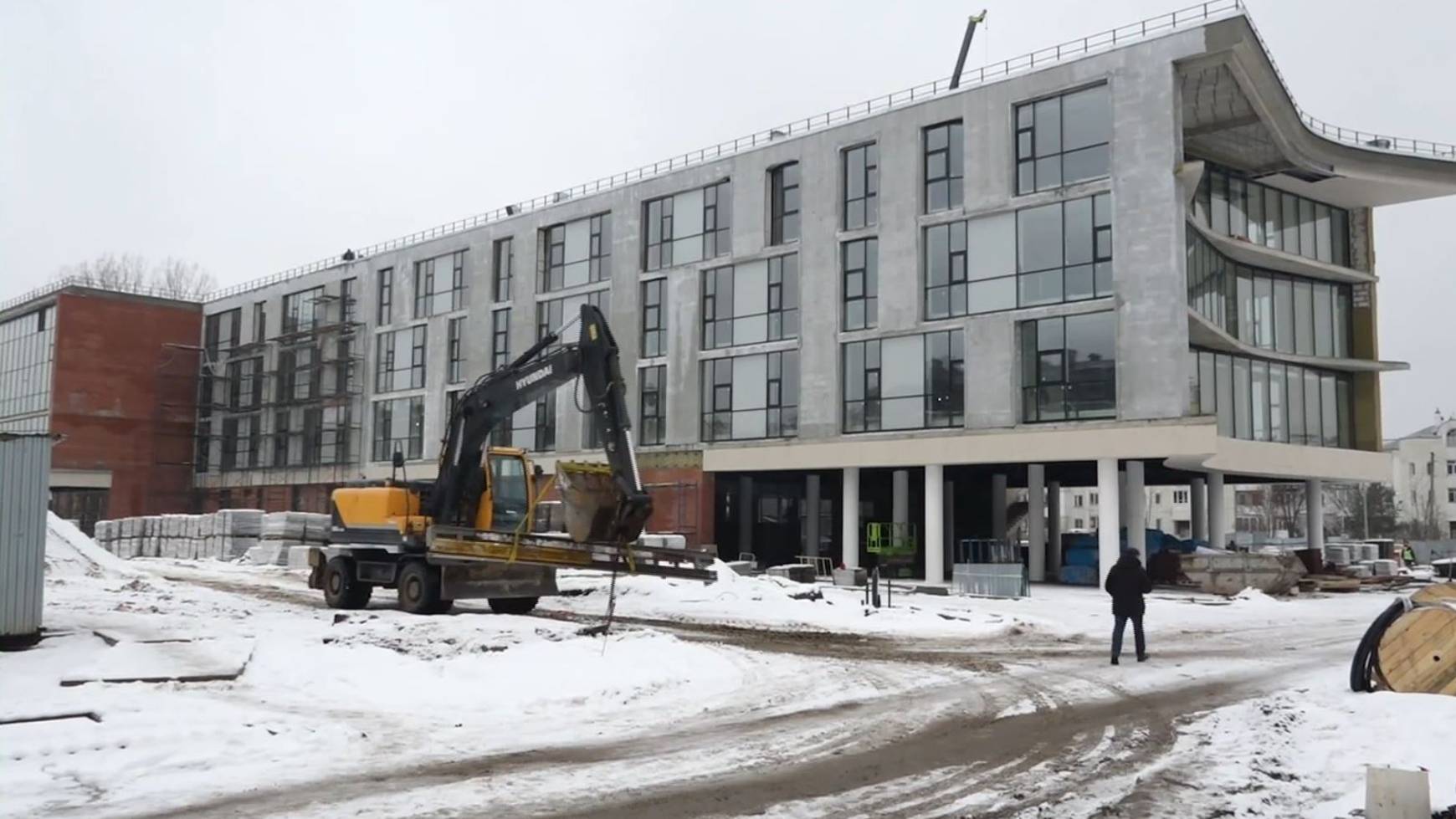 Стройка школы на Большой Фёдоровской завершается