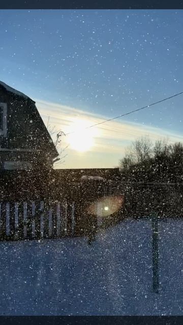 Снег как сахар.