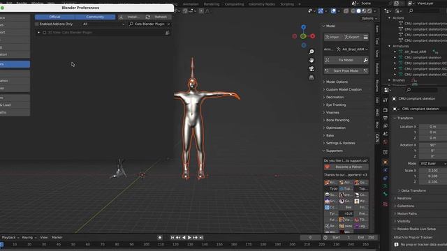 How to fix Crossed Arms - Mixamo to Blender