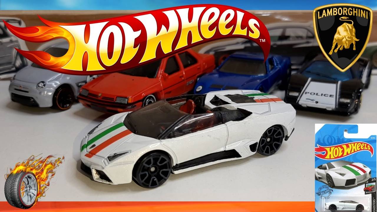 Custom Hot Wheels Lamborghini Reventon Roadster HW Roadsters 2/5