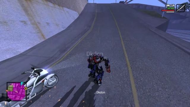 Gta san Andreas Transformers optimus prime video gameplay video|| dkdon || #short || #dkdon802158