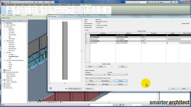 Revit Tutorials: Wall Sweeps