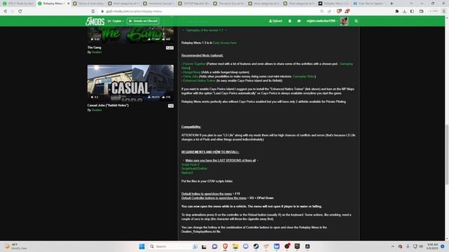 How to Install Roleplay Menu