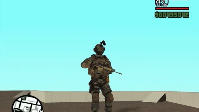 GTA SA HQ ARMY SKIN