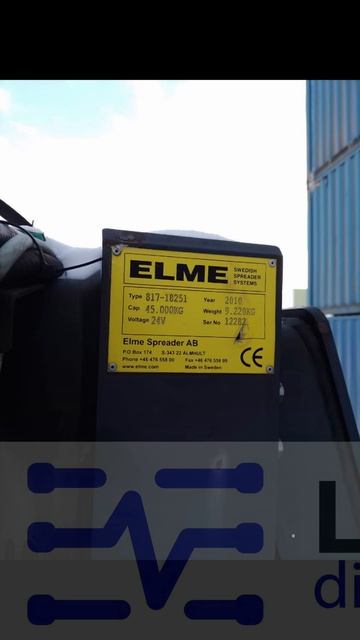 ELME 817-18670. Спредер. Контейнерохвататель. Замена клапана гидравлики и РВД.