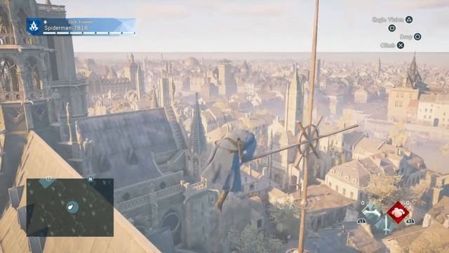 Assassin's Creed Unity Parkour Free Roam