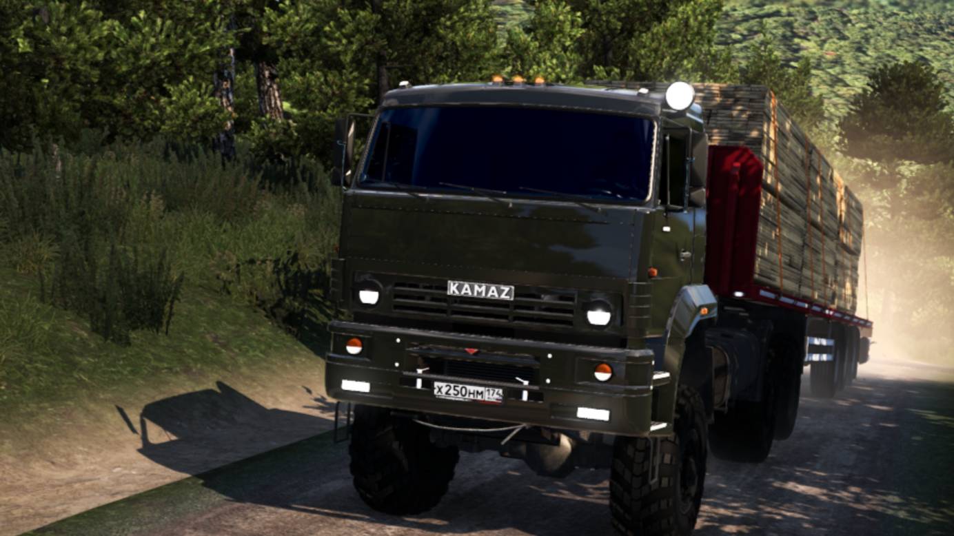 Euro Truck Simulator 2. Улан-Удэ- Карапсель Суровая Россия.