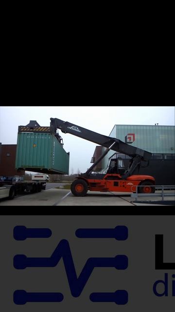 LINDE C-4531-TL-5. Reach stacker forklift. Ричстакер. Замена выдвижного цилиндра.