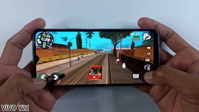 Vivo Y21 Test Game | GTA San Andreas, Helio P35, Ram 4Gb