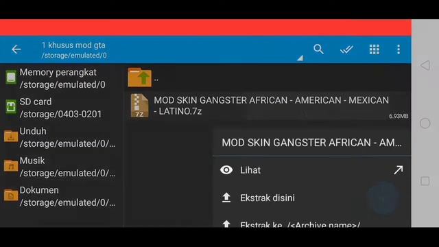 Skin Pack Gangsta Style | Gta Sa Android | #FabioGaming