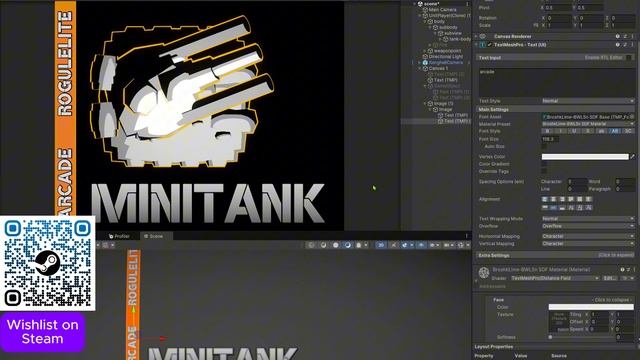Minitank Speed Logo Creating #bullethell #roguelike