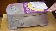 Chalk Painted Jewelry Box Makeover | DIY Painted Home Decor | Dixie Belle | WoodUbend Mouldings
