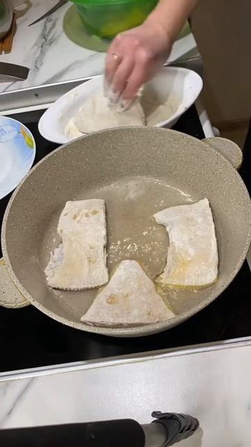 Камбала жареная