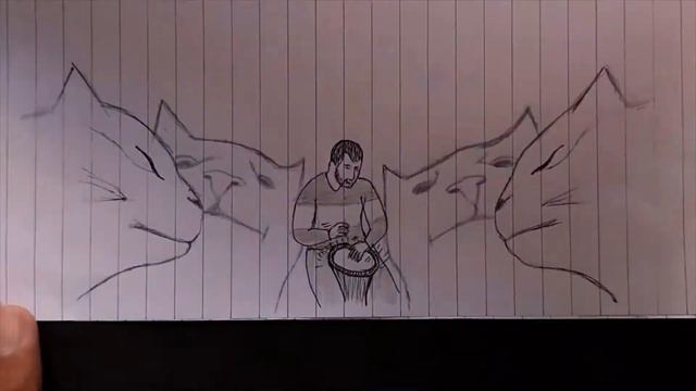 Cat Vibing In Levan Polkka In My Style | Pencil Sketch | Cat Vibing Meme