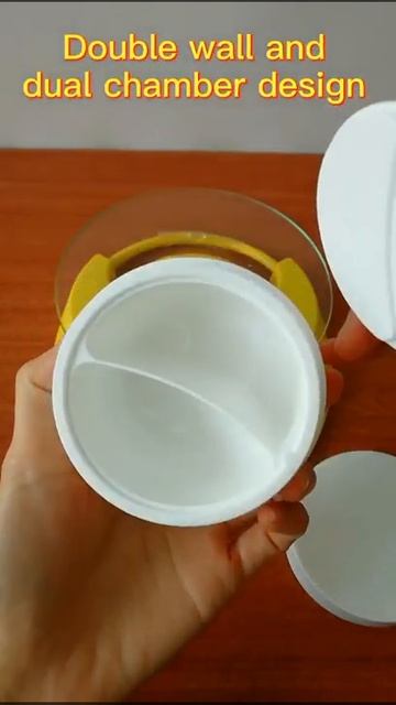 Yello Packaging||If You Need A Jar For Cosmetic Cream And Mask, Dual Chamber One Maybe A Good Choic