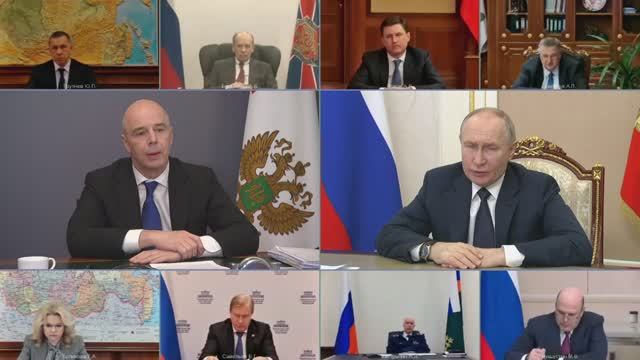 Владимир Путин. Совещание с членами Правительства 5 марта 2025 года