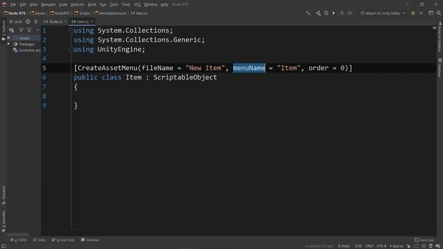 Unity3D - Create, Edit and Rearrange Script Templates