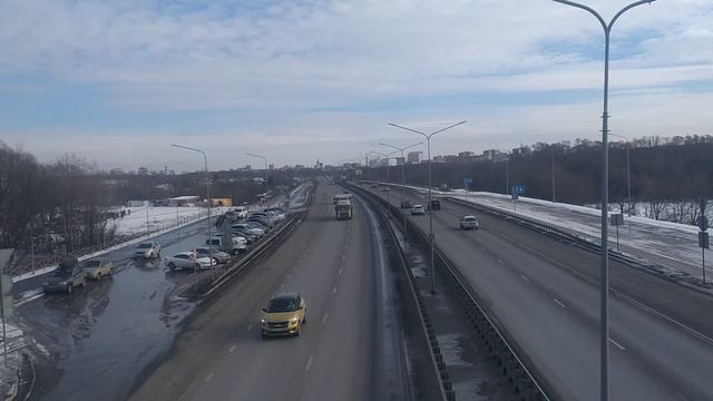 мост у второго Борковского карьера , Рязань (22.02.2025)
