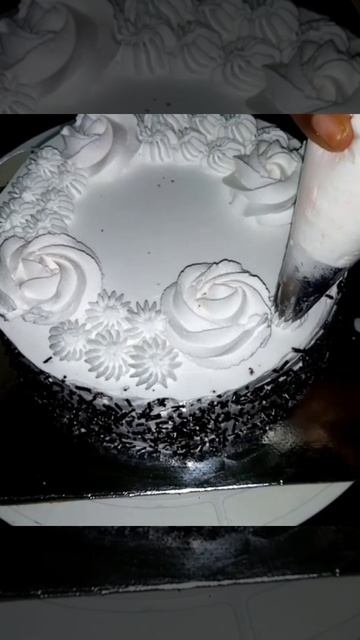 Black forest cake design🥰🤩