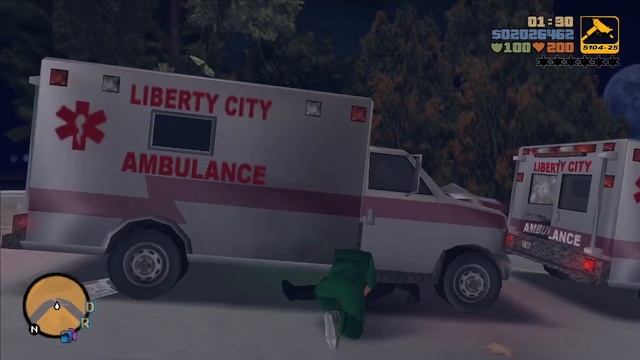 GTA 3 | Determined Paramedic During a Gang Warfare (PC)