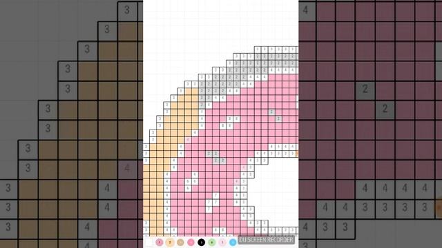 Sandbox раскраски по номерам пончик