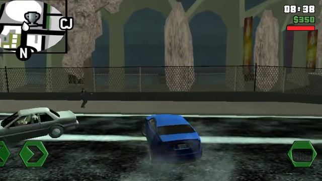 installed a winter mod on gta sa mobile