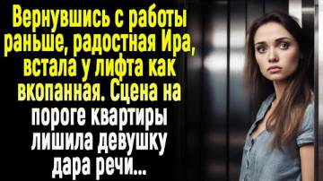 Ира встала как вкопанная у лифта. Сцена на пороге квартиры лишила молодую женщину дара речи...