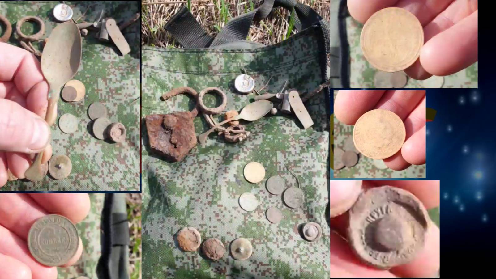 5 монет на новом месте /#клад #копатель #коп #metaldetecting