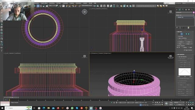 Банка с медом в 3Ds max