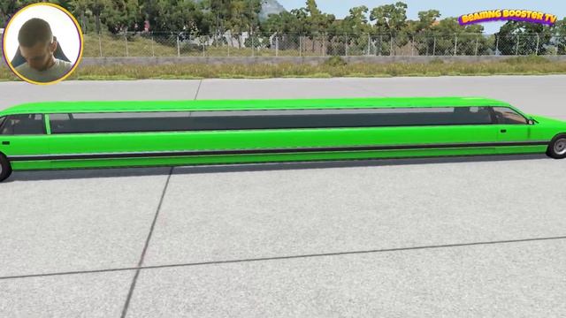 Airport Map, testing new long cars - BeamNG Drive