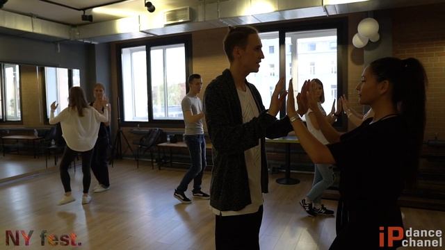 Nikita Antsukhskiy & Anastasia Makeeva - Salsa Partner Work on 2 || Workshops on NY fest. 2019