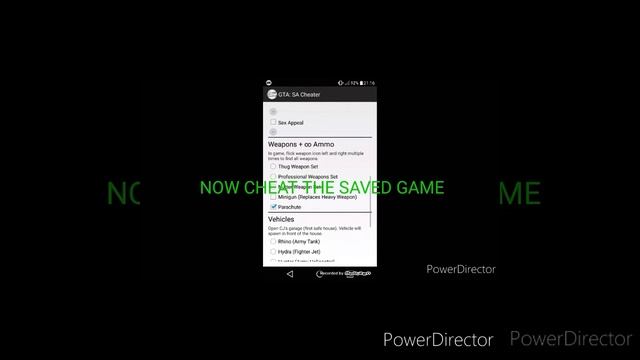 How to put cheats in GTA SA for Android!