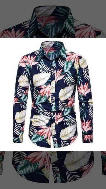 Men's Long Sleeve Hawaii Shirts