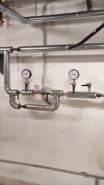 Изготовление и монтаж окожушки труб ИТП в здании детского сада ЖК Южная Битца