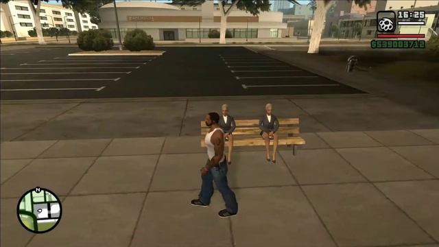 GTA SA GAMEPLAY in funny moments Part 45 - Peds Talk to CJ in public [HD]