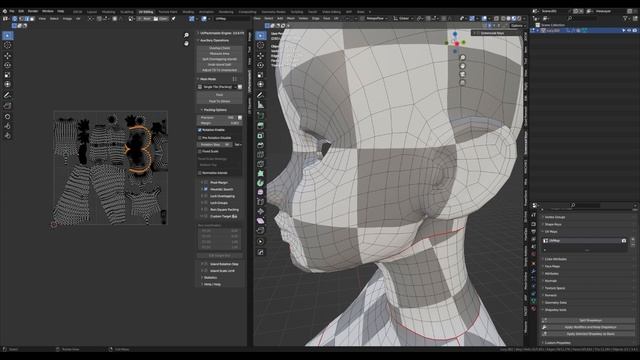 Tout savoir sur l'UV Unwrap d'un personnage sous Blender