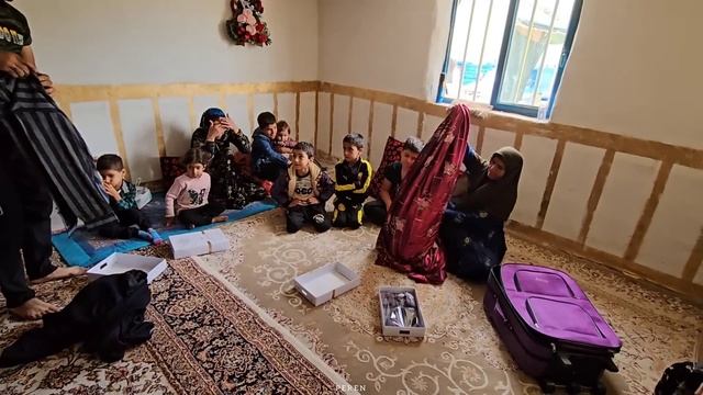 Cobra's return to the village.  The families said goodbye to each other after breakfast