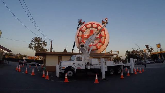 Taking Our Turn at Randy's Donuts