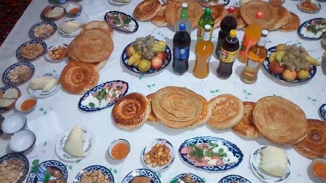 Янги уйимдаги 1-Гап Дастурхони